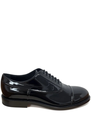 Tod's patent-leather oxford shoes - Black