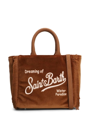 MC2 Saint Barth fringed top-handle tote bag - Brown