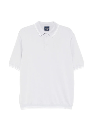 Paul & Shark stripe-trim polo shirt - Blue