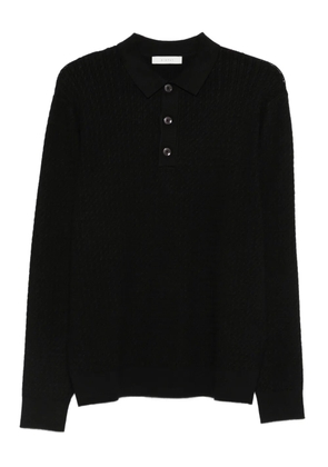 DIKTAT Button textured knitwear - Black