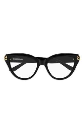 Balenciaga Eyewear logo cat-eye glasses - Black