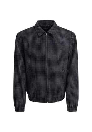 A.P.C. zip houndstooth gilbert jacket - Grey