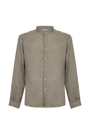 Brunello Cucinelli mandarin-collar shirt - Grey