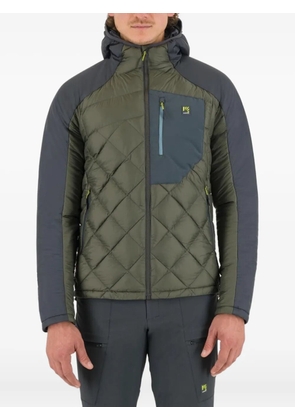 KARPOS quilted hooded jacket - Green
