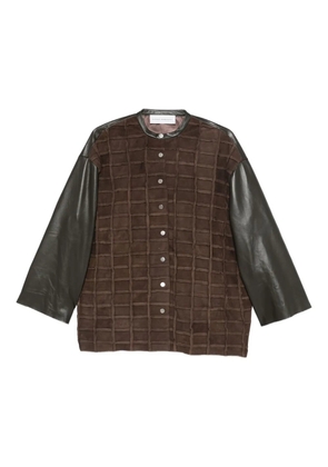 Niccolò Pasqualetti Armatura panelled jacket - Brown