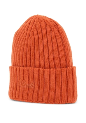 MC2 Saint Barth Wengen ribbed beanie hat - Orange