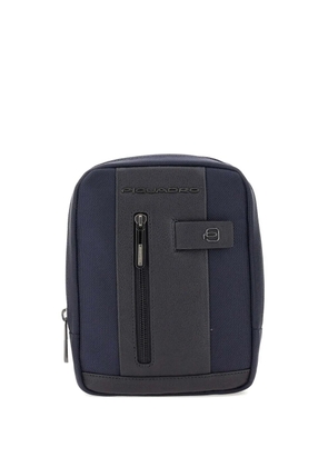 PIQUADRO zip pocket shoulder bag - Blue