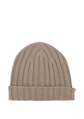 Filippo De Laurentiis ribbed-knit hat - Neutrals