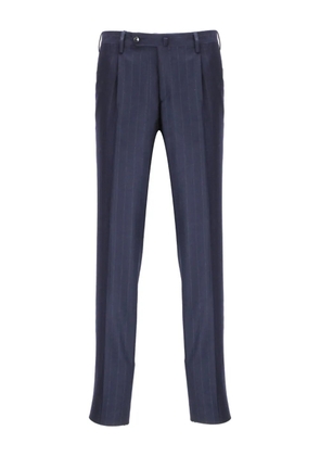 L.B.M. 1911 pinstripe pleated trousers - Blue