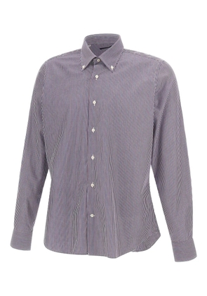 Marchesani striped buttoned shirt - Blue