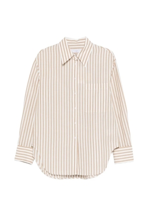IRO Azaloa striped pocket shirt - White