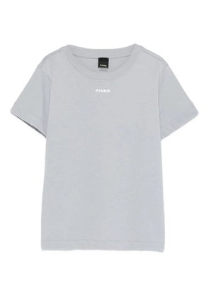 PINKO logo-appliqué T-shirt - Blue