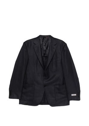 Canali pocket two-button blazer - Blue