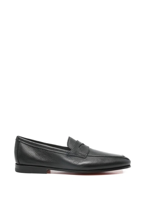 Santoni penny loafers - Black