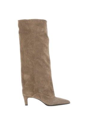 strategia shoes Alissa Joelle pointed knee-high boots - Neutrals
