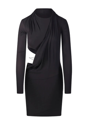 Amazuìn draped cutout dress - Brown