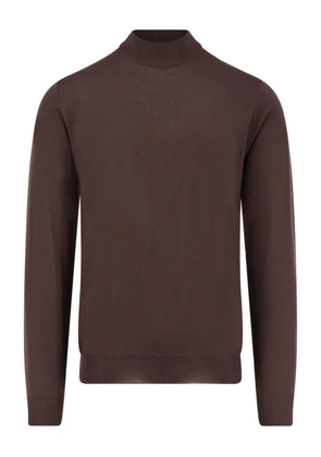 Filippo De Laurentiis mock-neck sweater - Brown