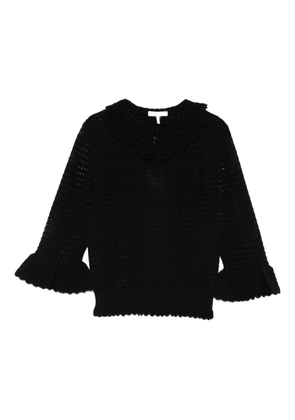 Chloé crochet top - Black