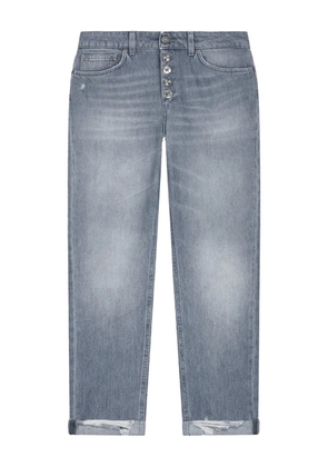 DONDUP Button distressed trousers - Grey