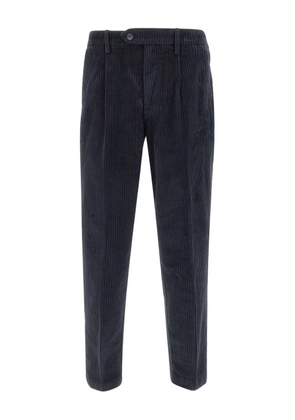 Re-Hash Darts corduroy-texture chinos trousers - Blue