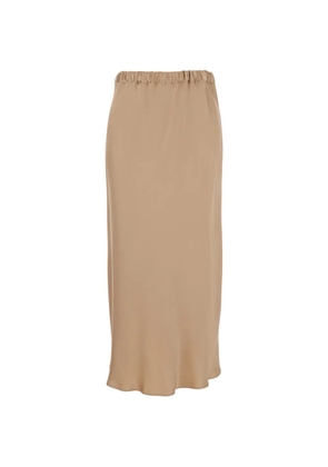 Antonelli ruched-waistband midi skirt - Neutrals