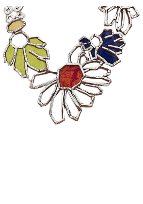 GFW floral-motif necklace - Silver