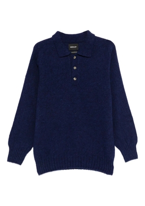 Howlin' Ghost Pressure buttoned polo shirt - Blue