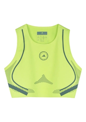 adidas by Stella McCartney Truepace Running crop top - Yellow
