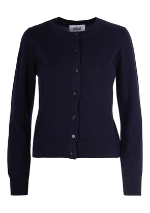 ALPHA STUDIO buttoned cardigan - Blue