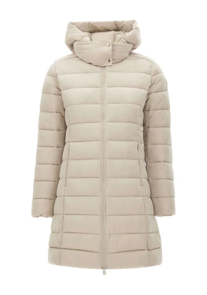 Save The Duck removable-hood padded coat - Neutrals