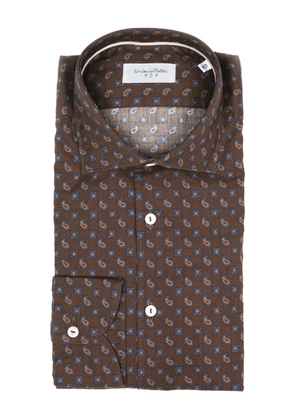 Tintoria Mattei paisley-print shirt - Brown