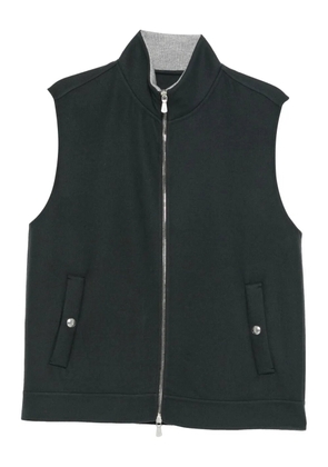 Eleventy zip vest - Grey