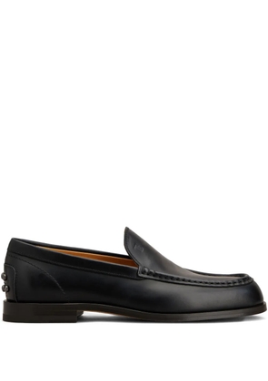 Tod's metal-studded loafers - Black