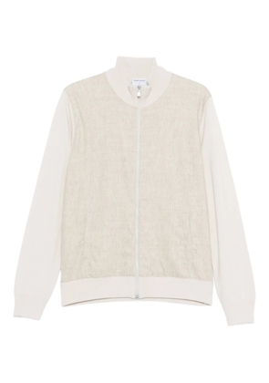 Gran Sasso zip-up cardigan - Neutrals