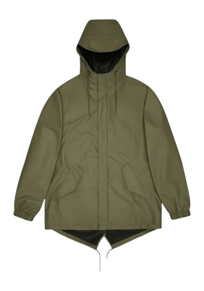 Rains Fishtail hooded coat - Green