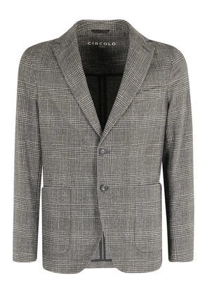 Circolo 1901 check pattern jacket - Grey