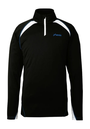 PHENIX zip panelled knitwear - Black