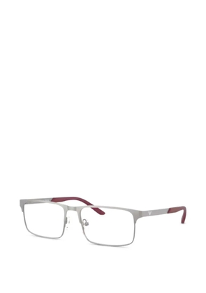 Emporio Armani rectangle-frame glasses - Silver
