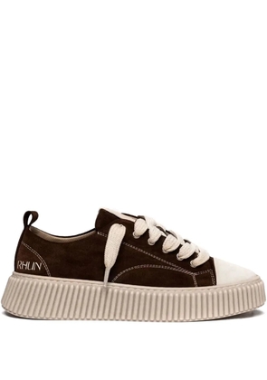 Rhun suede lace-up sneakers - Brown
