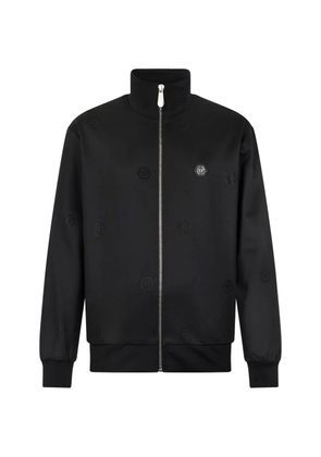 Philipp Plein monogram-pattern sport jacket - Black