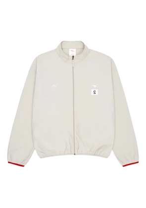 A-COLD-WALL* logo-detail zip-fastening jacket - Grey