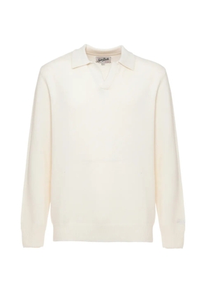 MC2 Saint Barth long-sleeved polo shirt - Neutrals