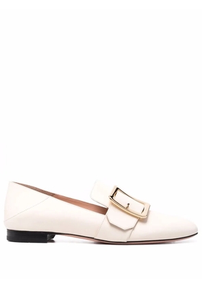 Bally Janelle buckle-detail leather loafers - Neutrals
