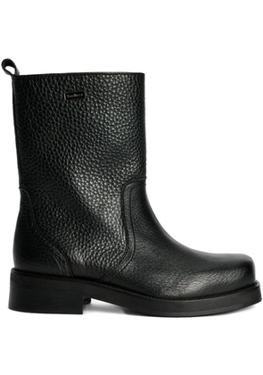 Soulland structure leather delaware boots - Black