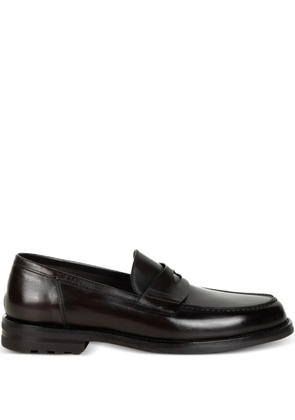 Neil Barrett penny-strap loafers - Brown