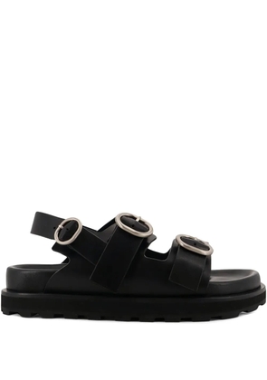 Jil Sander buckle strap sandals - Black