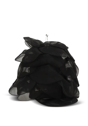 Stephen Jones ruffled hat - Black