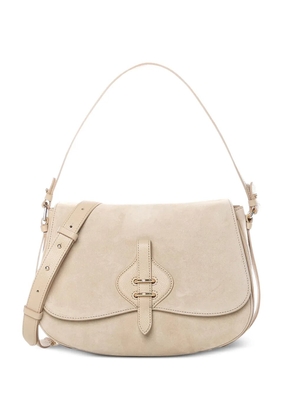 Coccinelle large Mavery leather shoulder bag - Neutrals
