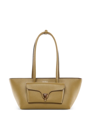Coccinelle Turnlock Pocket Tote Bag - Neutrals