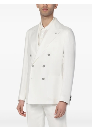 Tagliatore Montecarlo double-breasted suit - White